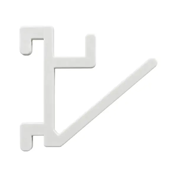 Soporte para bobina y canilla · Compatible con SKADIS — pieza individual blanca, vista de estudio