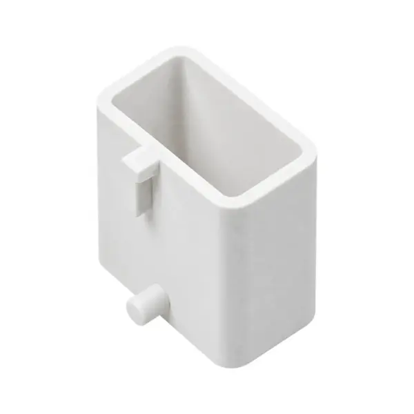 Soporte para cúter y útiles · Compatible con SKADIS — pieza individual blanca, vista de estudio