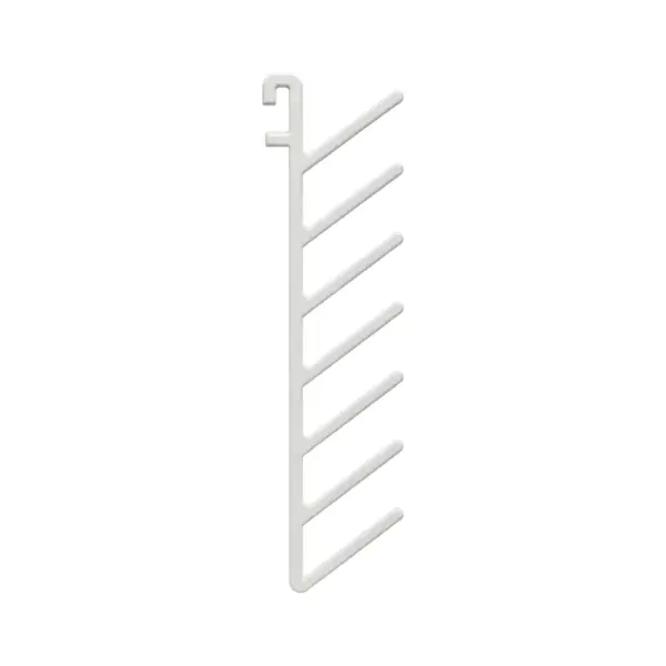 Soporte vertical para 7 bobinas de hilo · Compatible con SKADIS — pieza individual blanca, vista de estudio